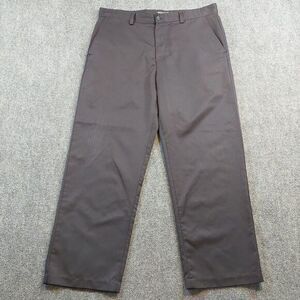 IZOD XFG Men's‎ Golf Pants Black Striped Flat Front 36x30 UPF 50 Cool-FX